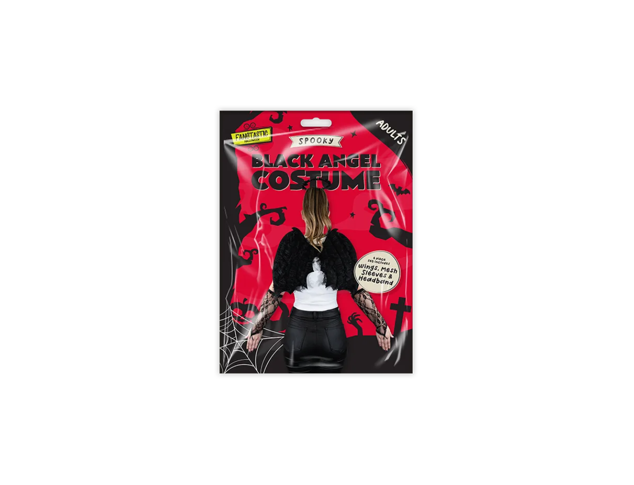 Adult's Black Angel Costume