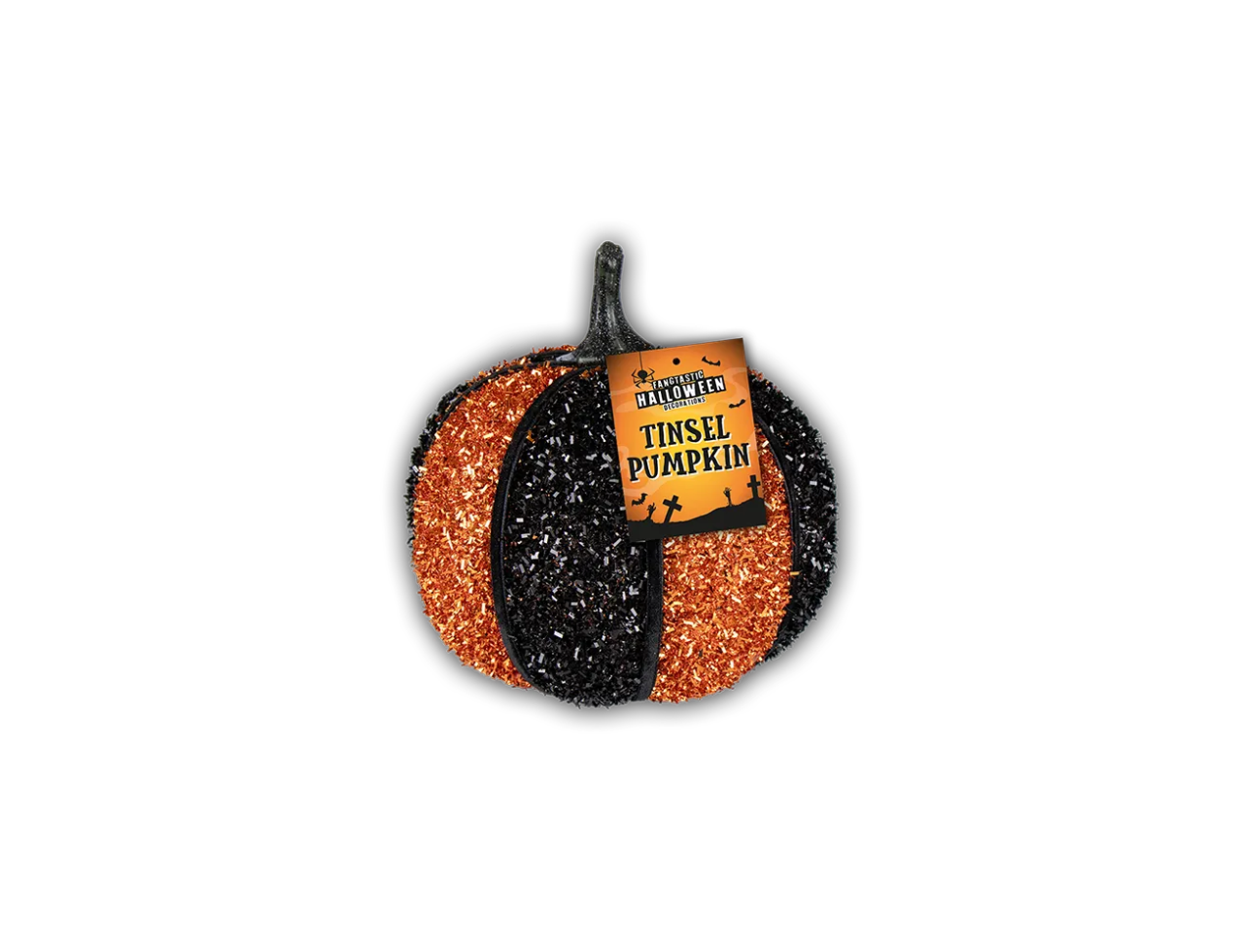 Halloween Tinsel Pumpkin |  14CM