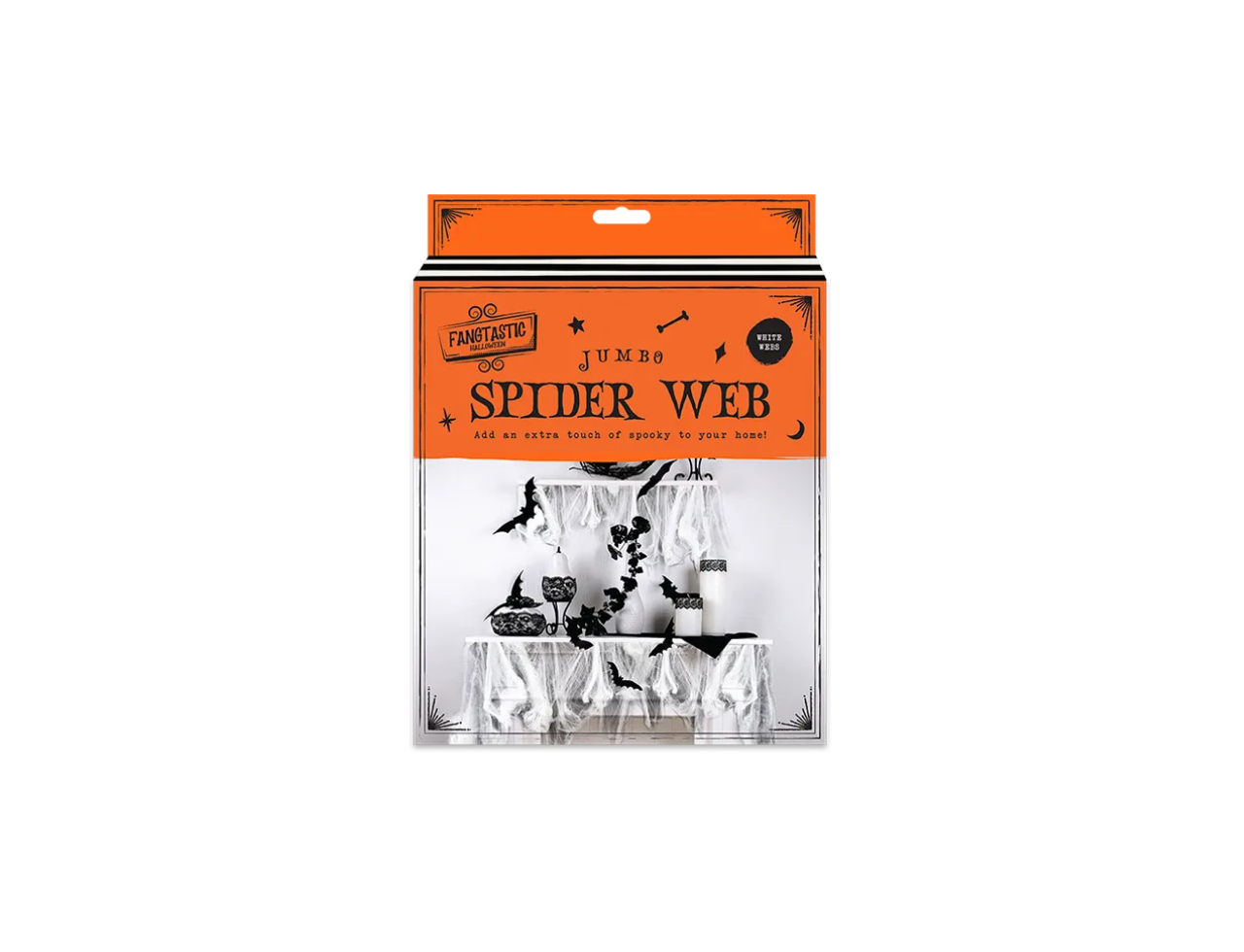 Jumbo Spiders Web | White
