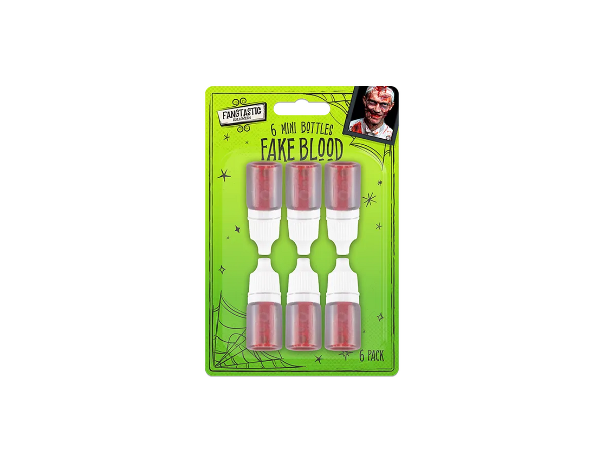 Halloween Blood Drop Mini Bottles | 6 Pcs