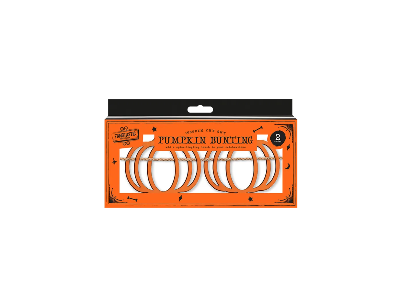 Halloween Wooden Cut Out Pumpkin Bunting