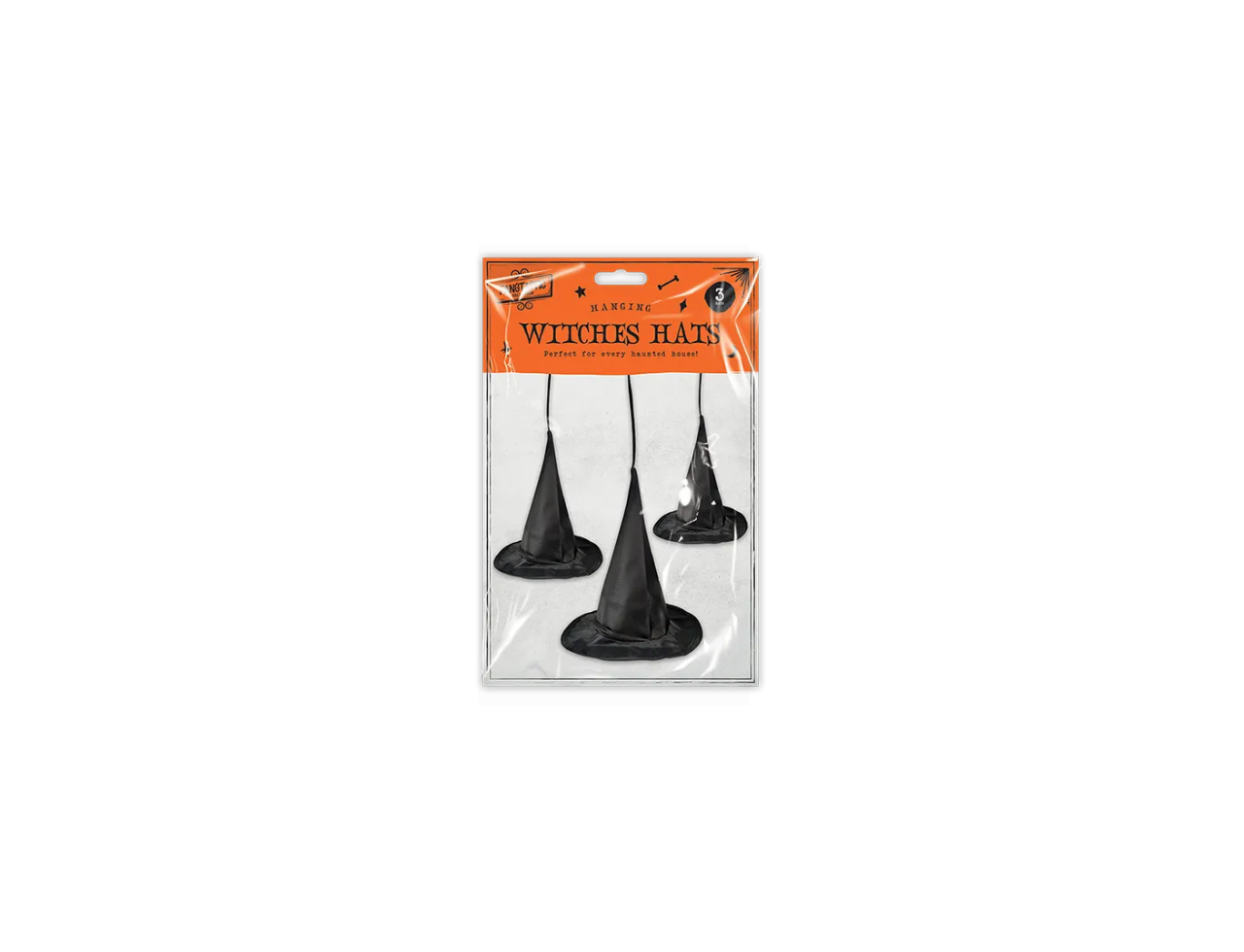 Hanging Witch Hat Decorations | 3Pcs