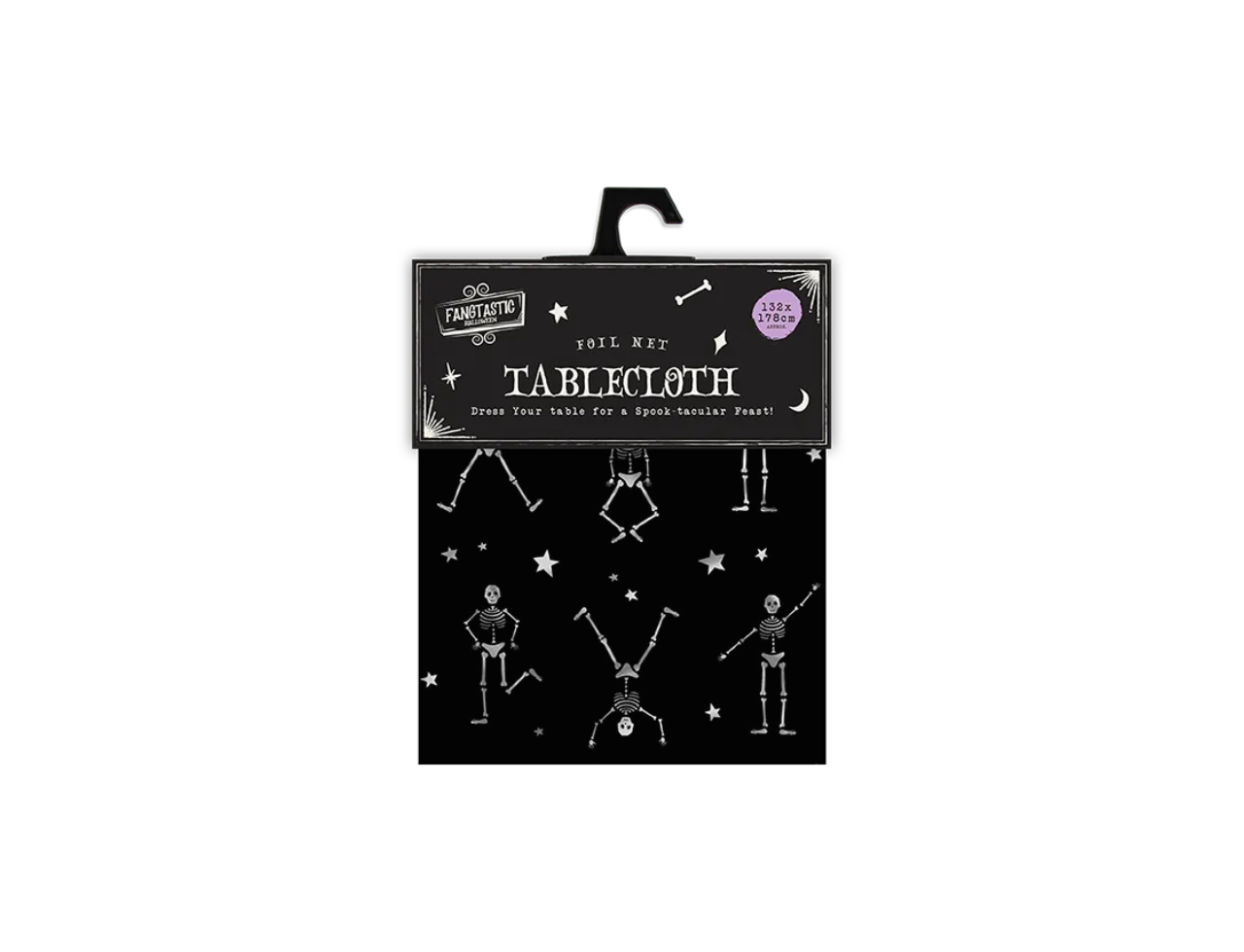 Halloween Foil Net Tablecloth 132x178cm