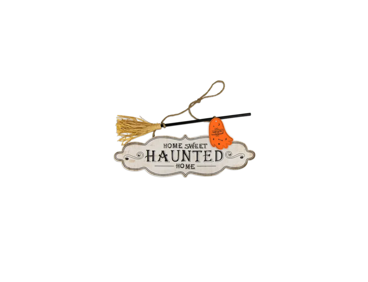 Halloween Haunted Home Plaque | 40x36CM