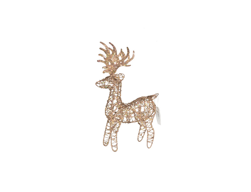 Glitter Wire Reindeer
