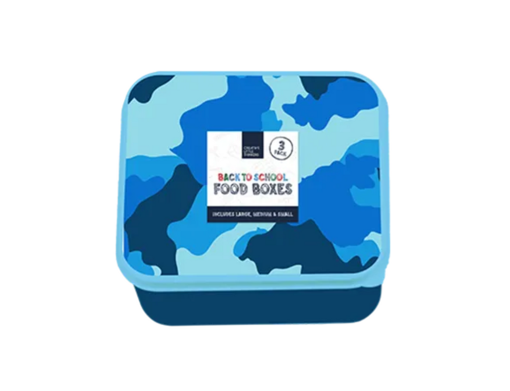 Printed Food Boxes | 3 Pcs
