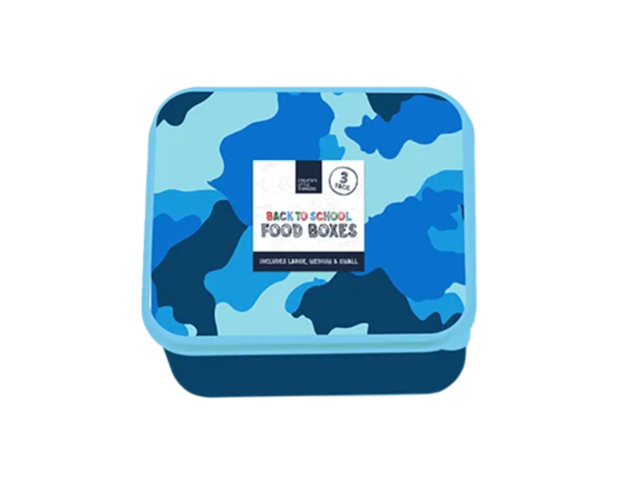 Printed Food Boxes | 3 Pcs