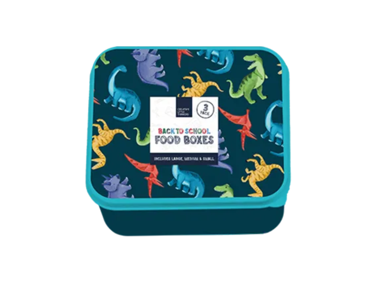 Printed Food Boxes | 3 Pcs