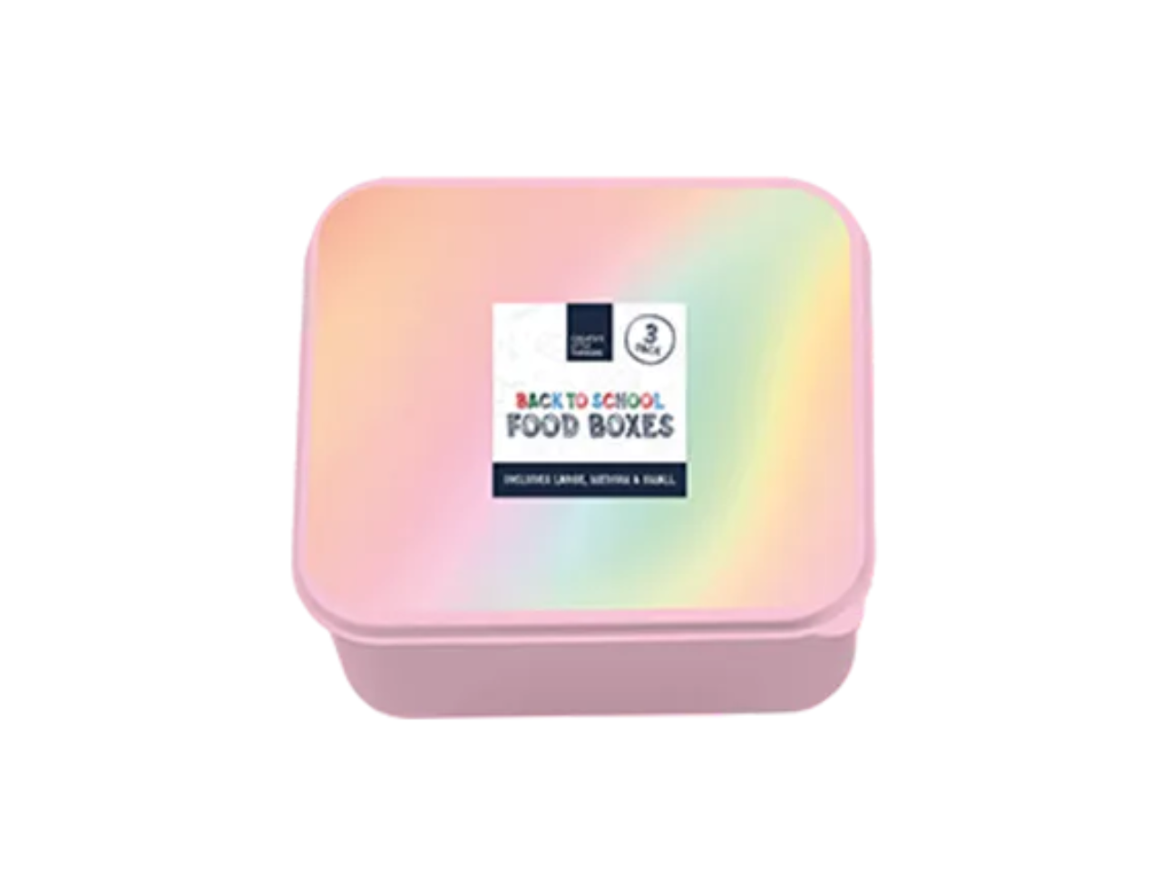 Printed Food Boxes | 3 Pcs