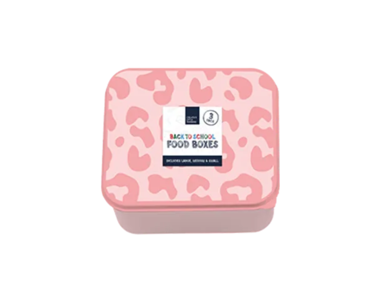 Printed Food Boxes | 3 Pcs