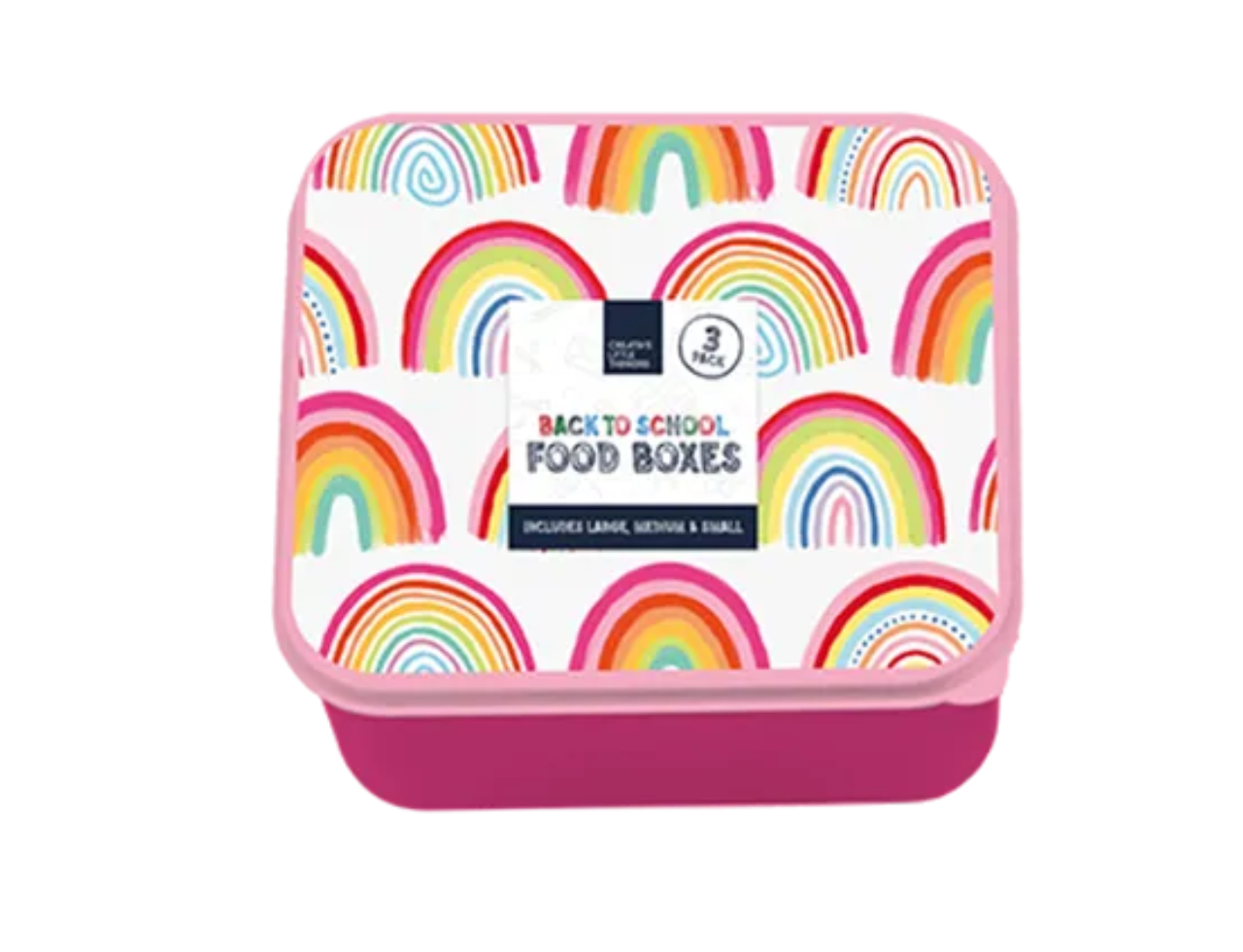 Printed Food Boxes | 3 Pcs