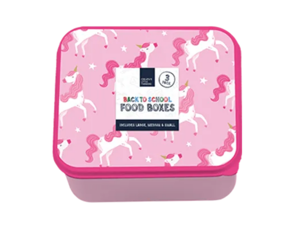 Printed Food Boxes | 3 Pcs