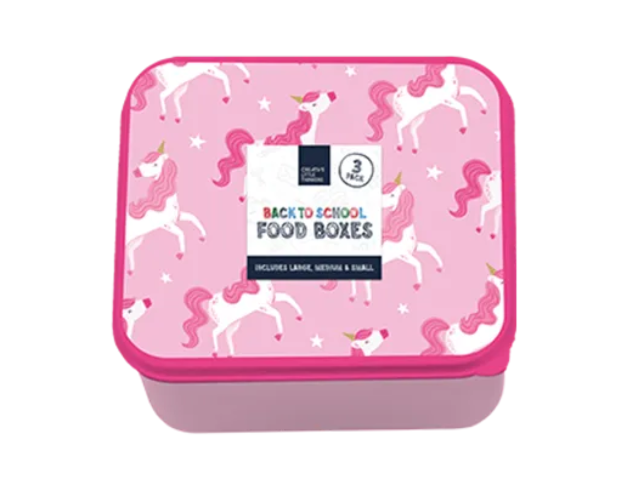 Printed Food Boxes | 3 Pcs