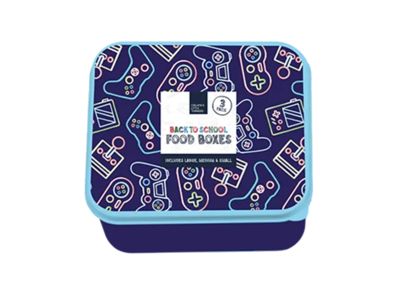 Printed Food Boxes | 3 Pcs