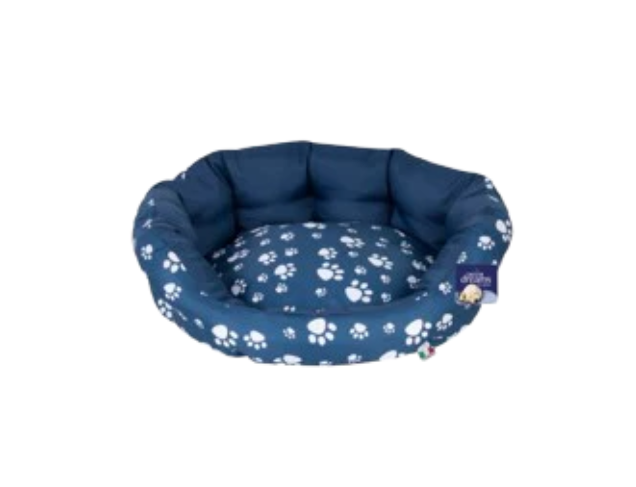 Paw Printed Pet Bed