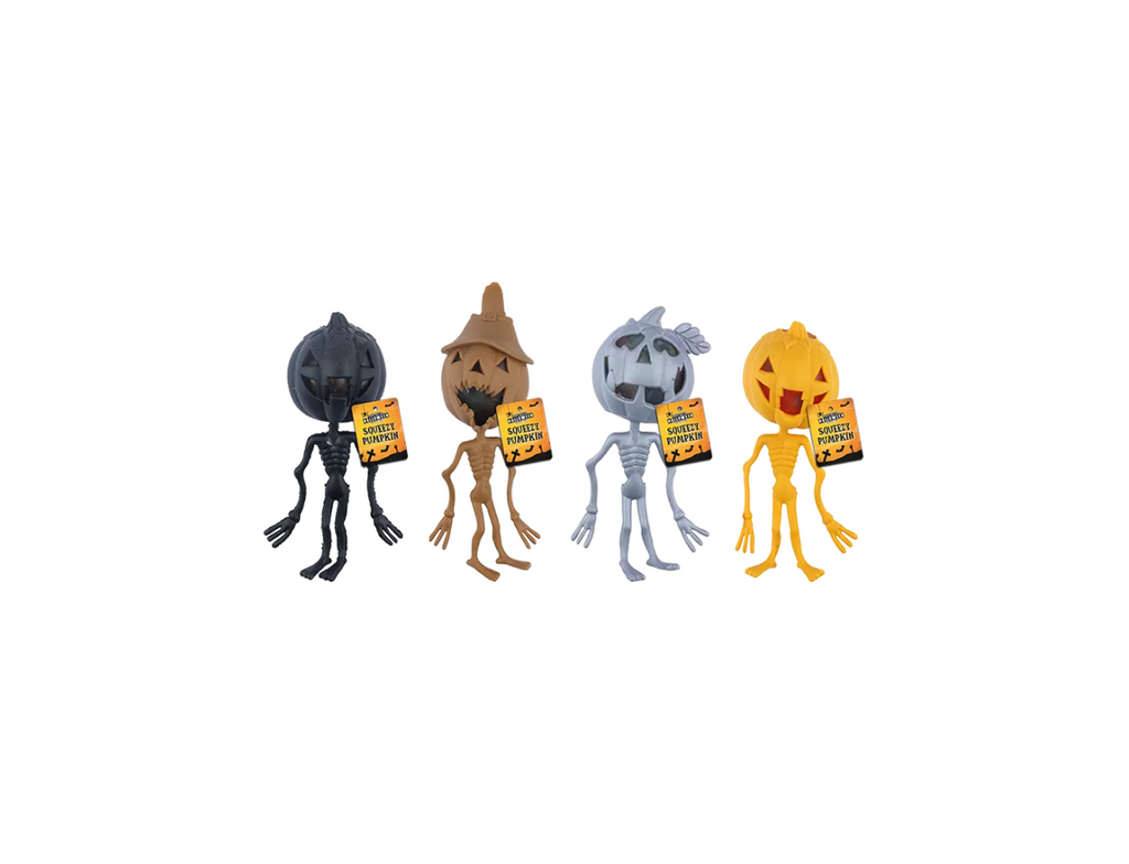 Halloween Squeeze Pumpkin Toy with Beads