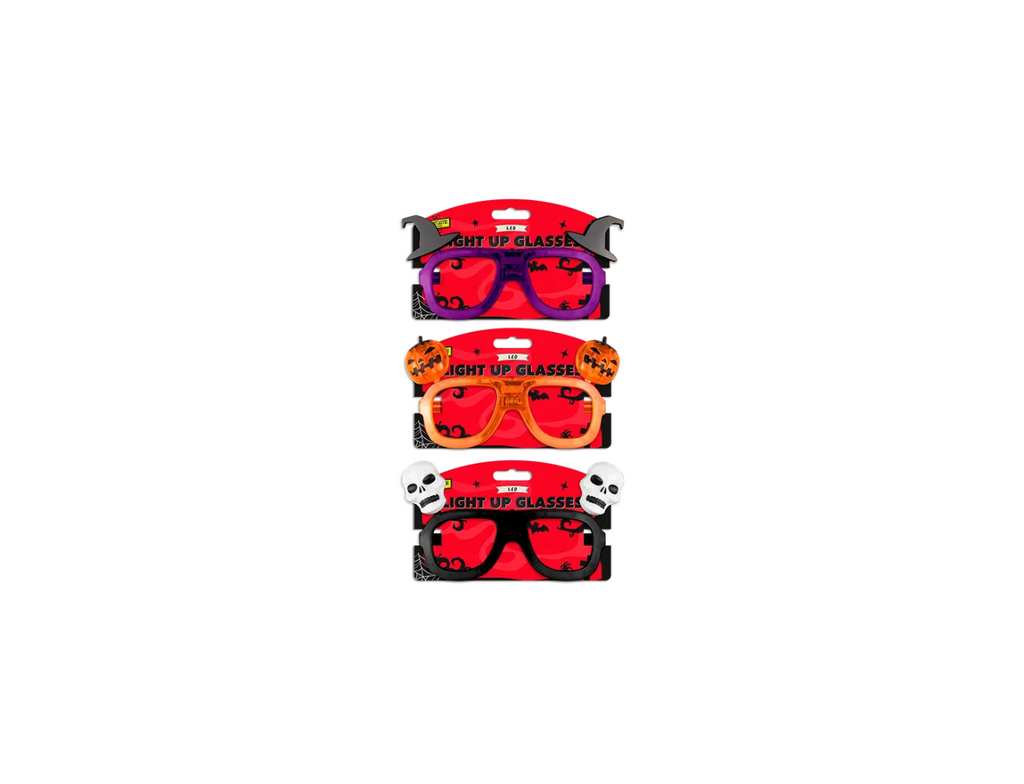 Light Up Novelty Halloween Glasses