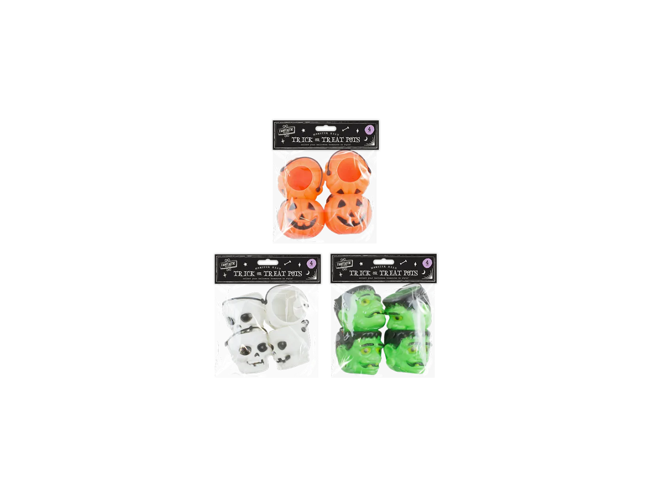 Mini Halloween Candy Holder | 4 Pcs