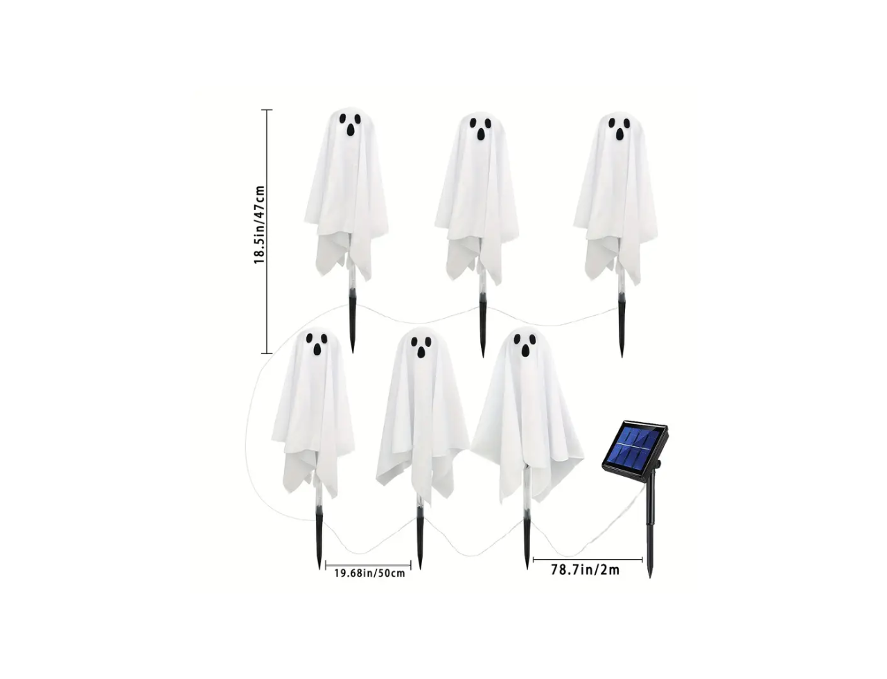LED Ghost Path Lights | 4Pcs