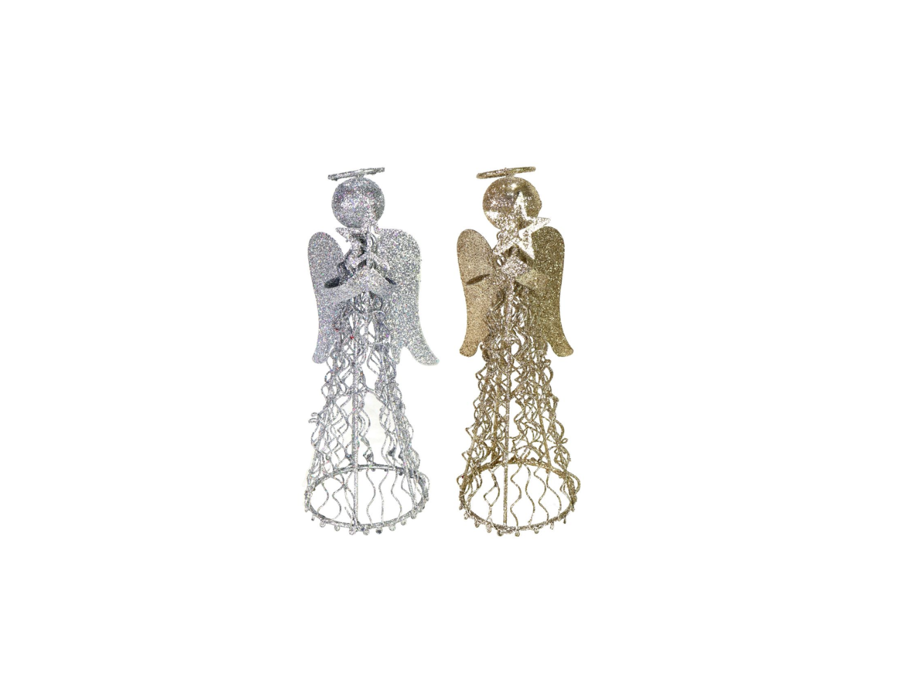 Glitter Curly Angel | 20cm