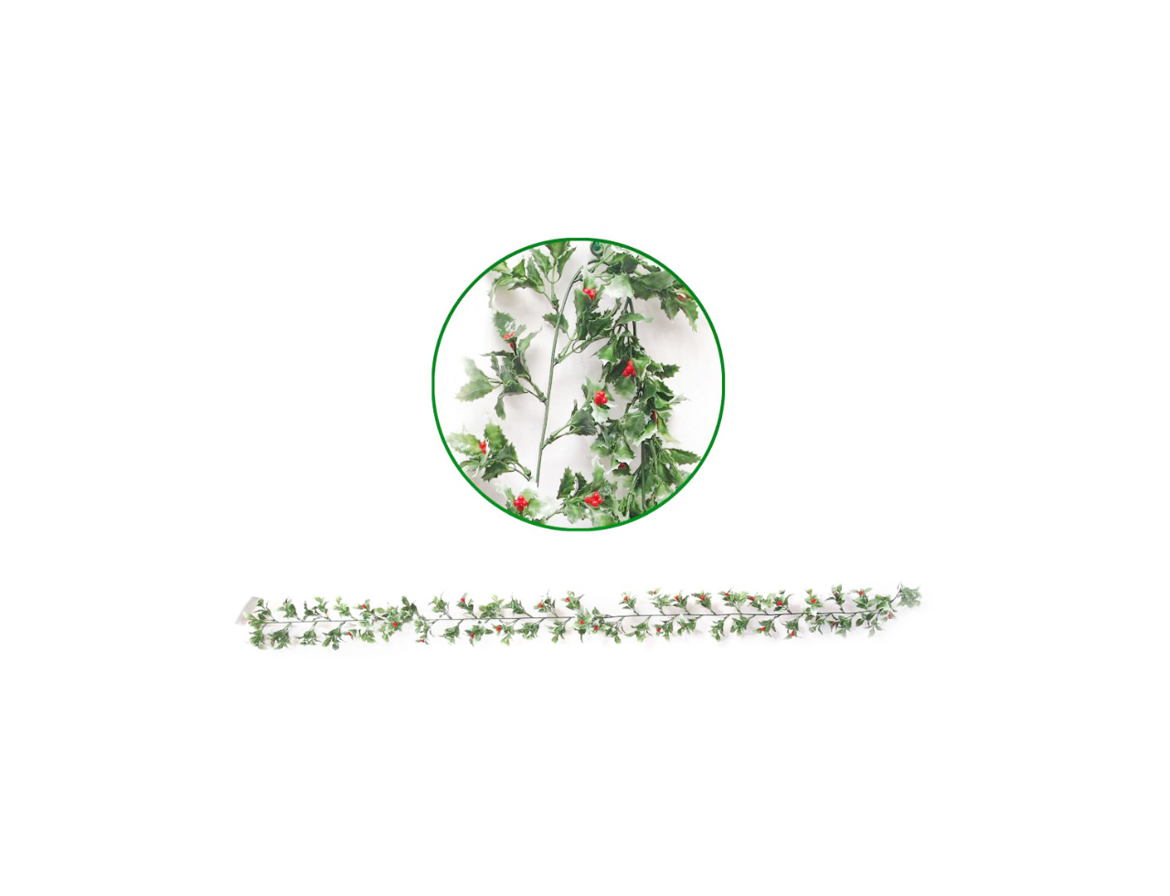 Mini Holly Berry Garland | 1.5M