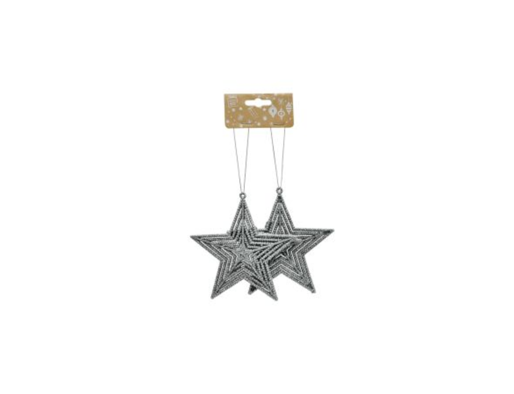 Hanging Glitter Decoration | 2Pcs