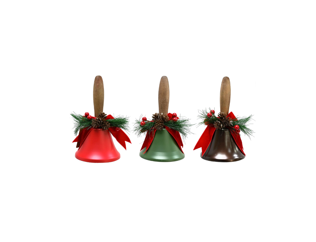 Vintage Matte Santa Bell