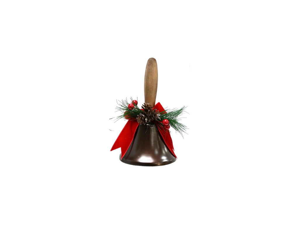 Vintage Matte Santa Bell