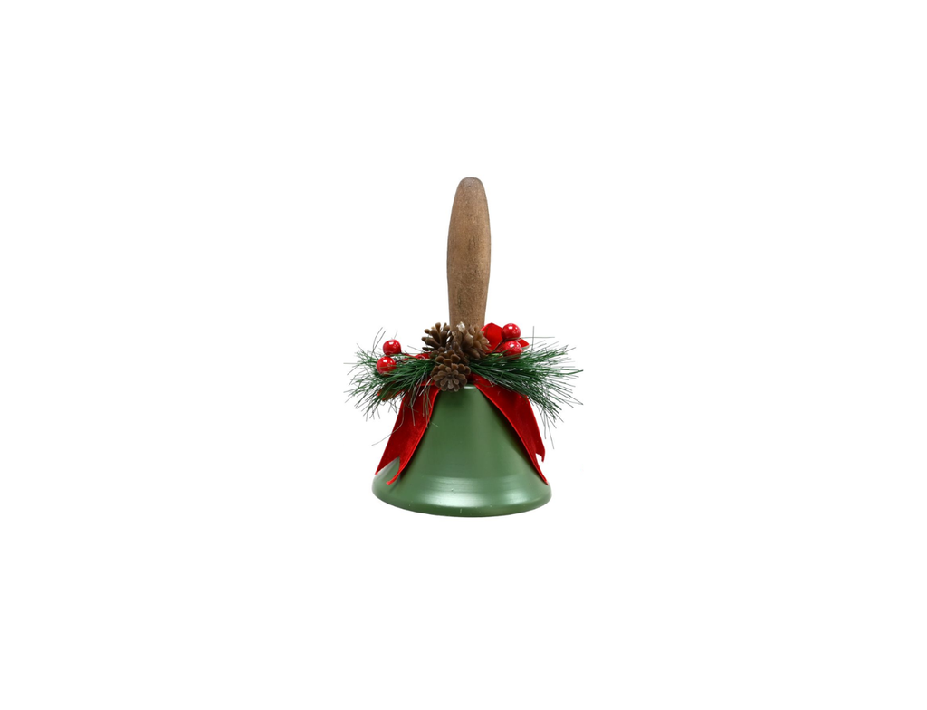 Vintage Matte Santa Bell