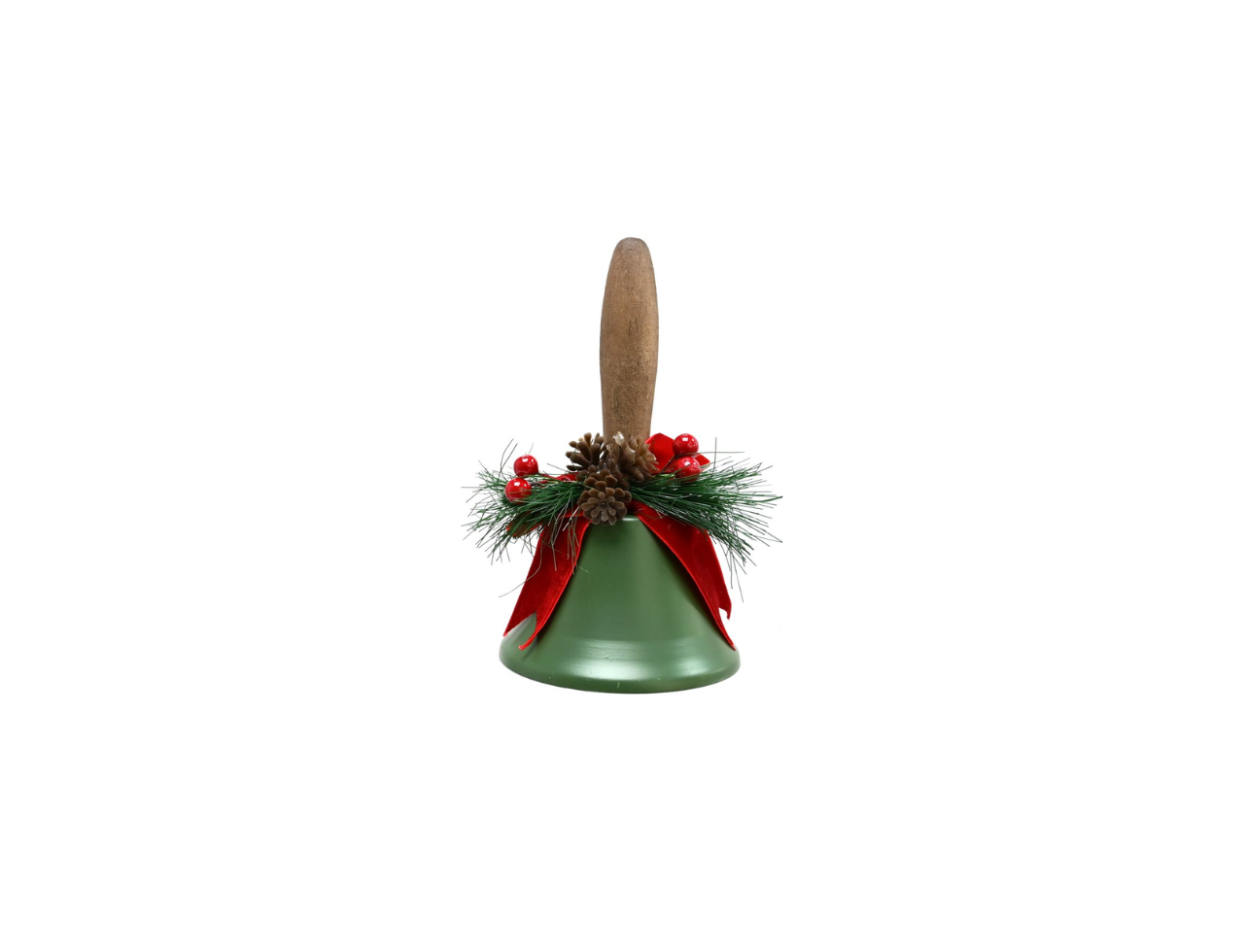 Vintage Matte Santa Bell