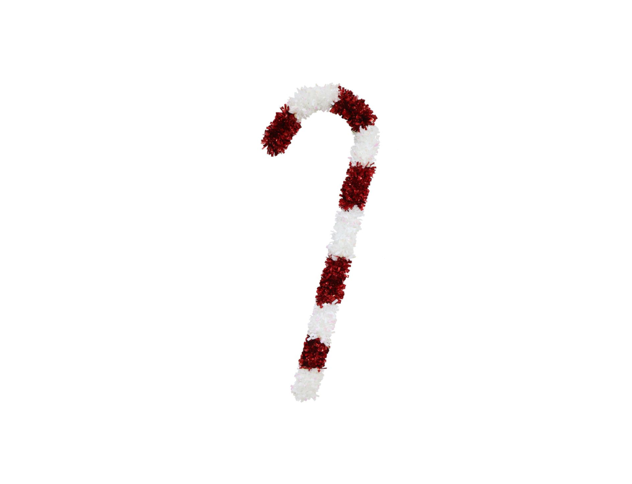 Giant Tinsel Candy Cane | 90cm