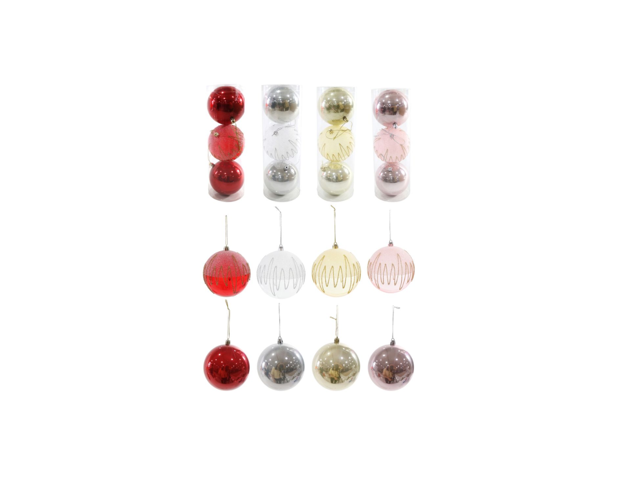 Baubles in Tube | 3pcs