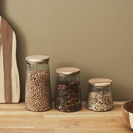 Glass Storage Jar | Transparent 65cl