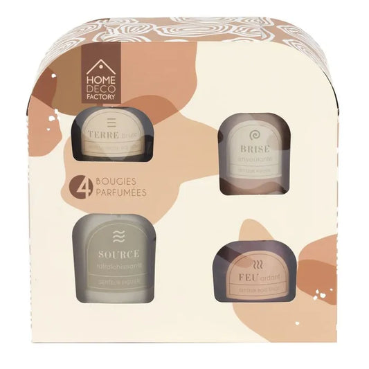 Box of 4 Elements Scented Candles | 8CM