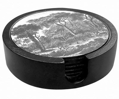 Black Forest Wooden Coaster | Set of 6