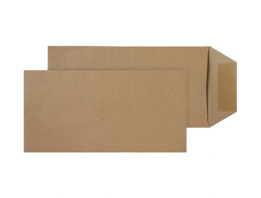 DL Envelopes | Manilla Gummed  220MM X 110MM | Pack of 30