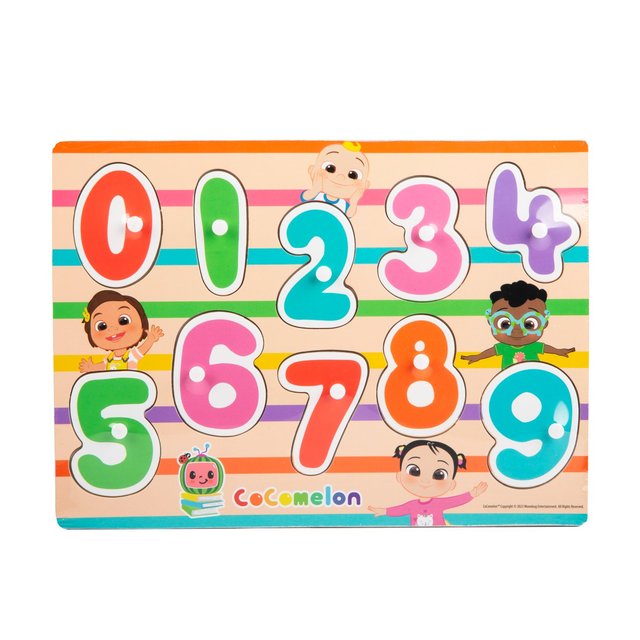 Cocomelon Number Peg Board