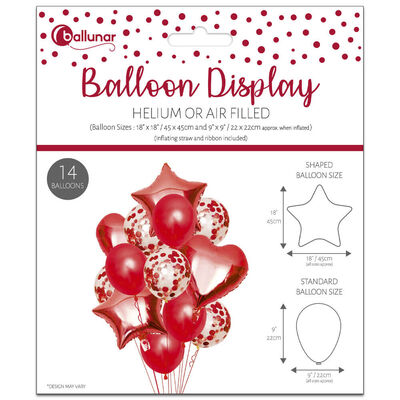 Helium Balloon Display | 14 Pcs