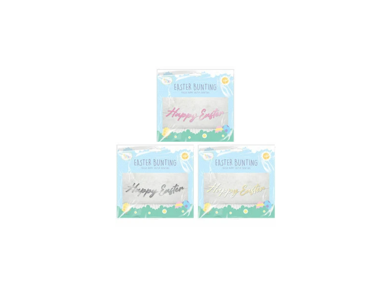 Foil Happy Easter Bunting | 1.5M