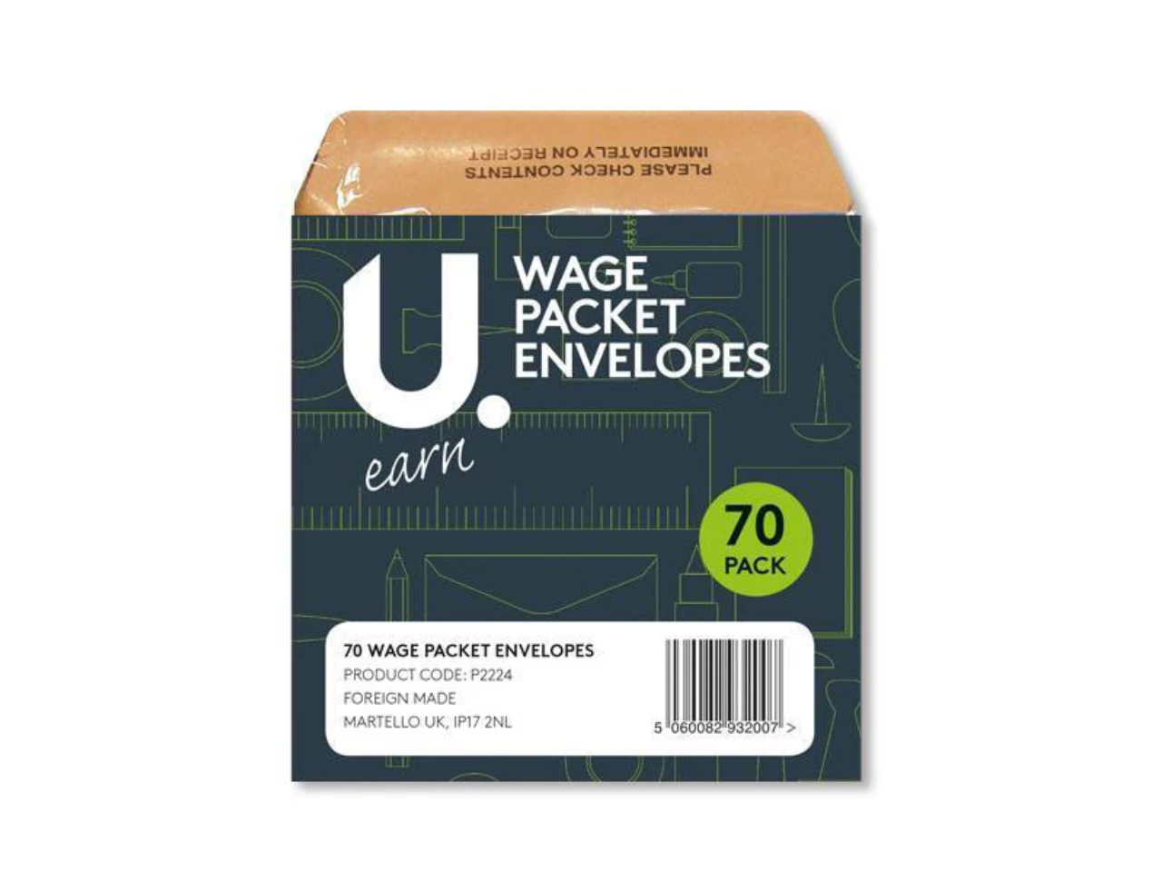 Wage Packet Envelopes | 70 Pcs