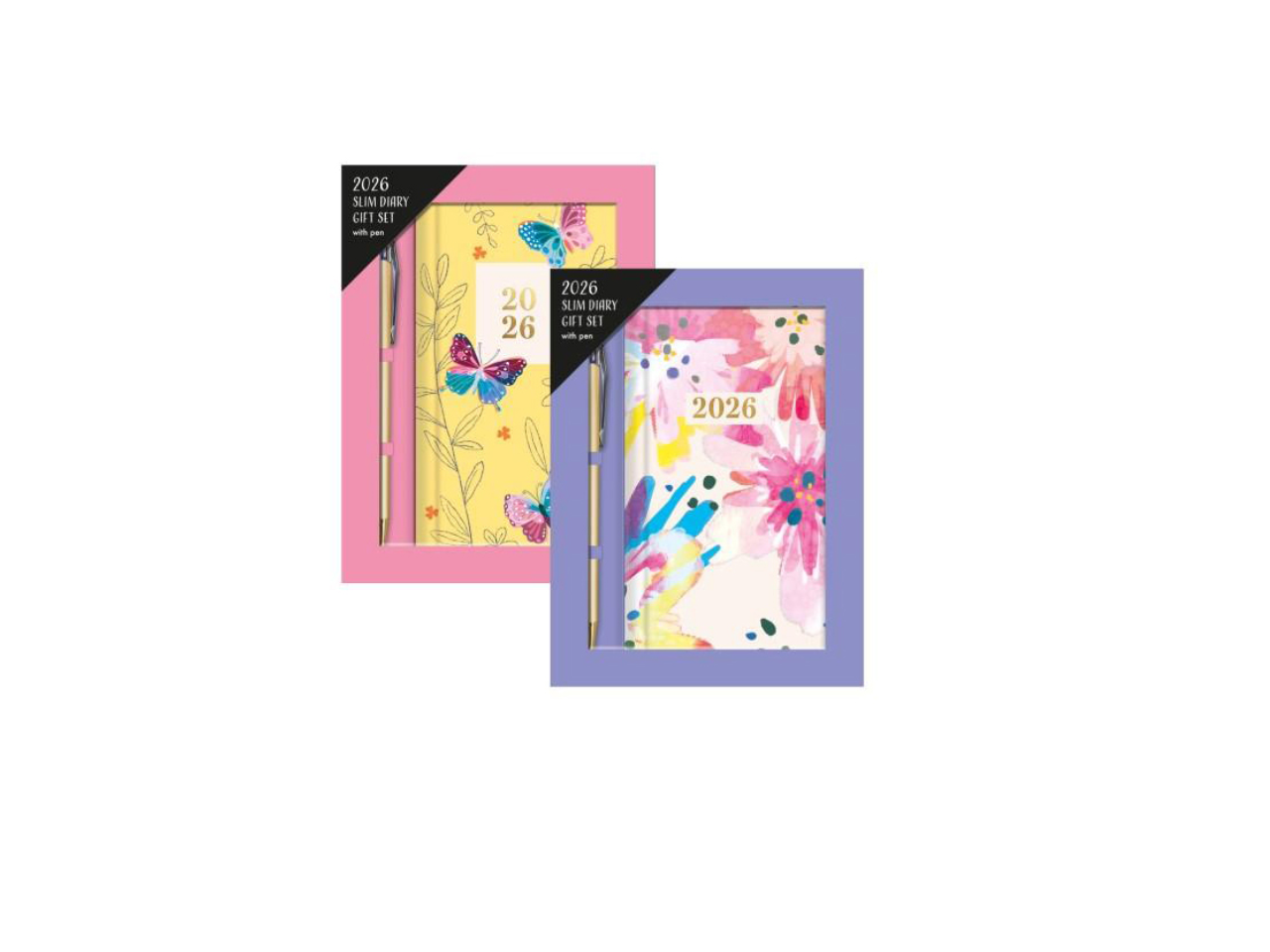 2026 Slim Diary Gift Set With Pen