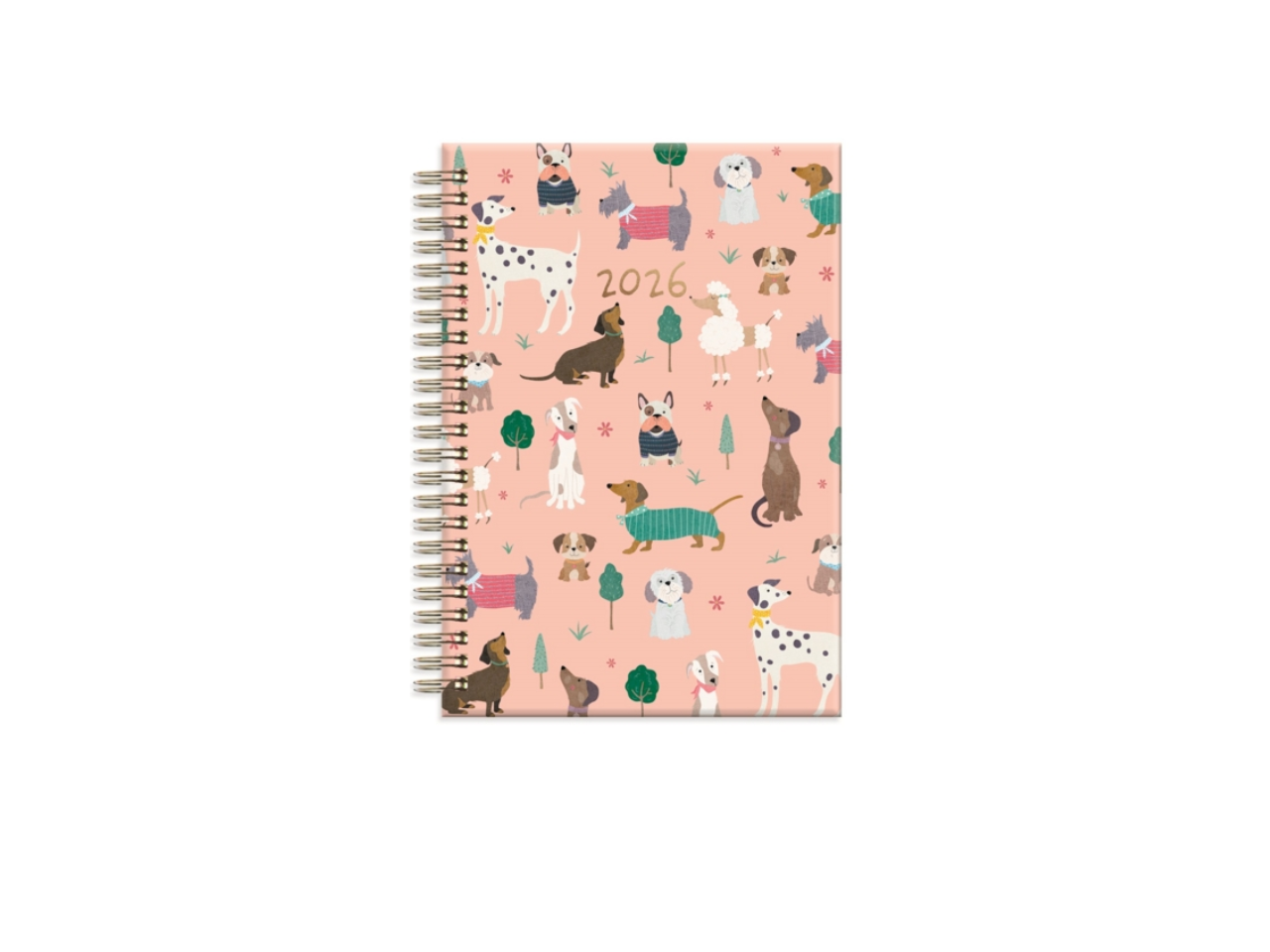 A5 Diary Dog Design Week To View 2026