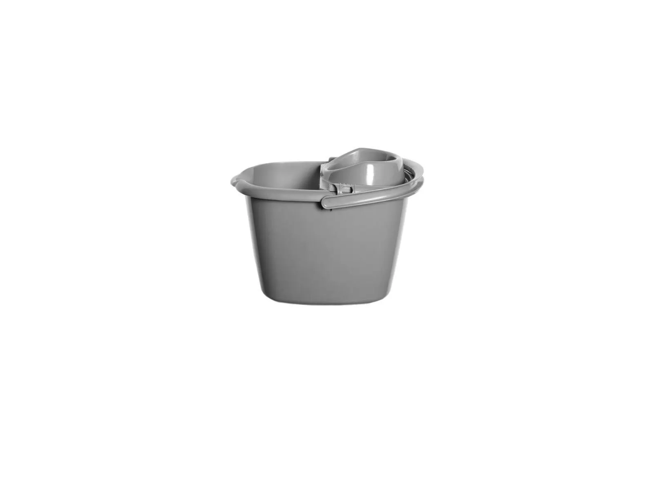 Mop Bucket With Ringer Silver