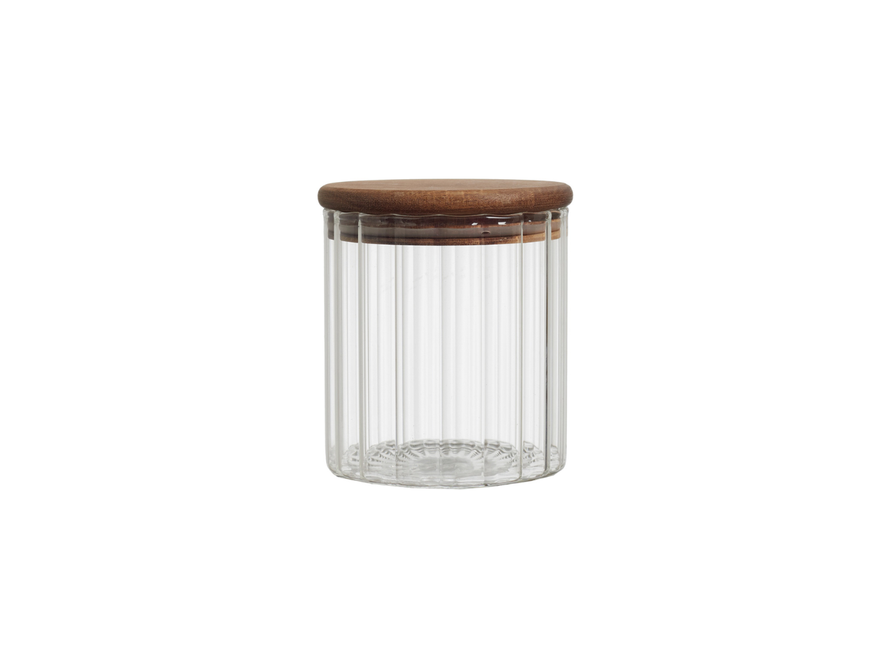 Jar with Acacia Lid