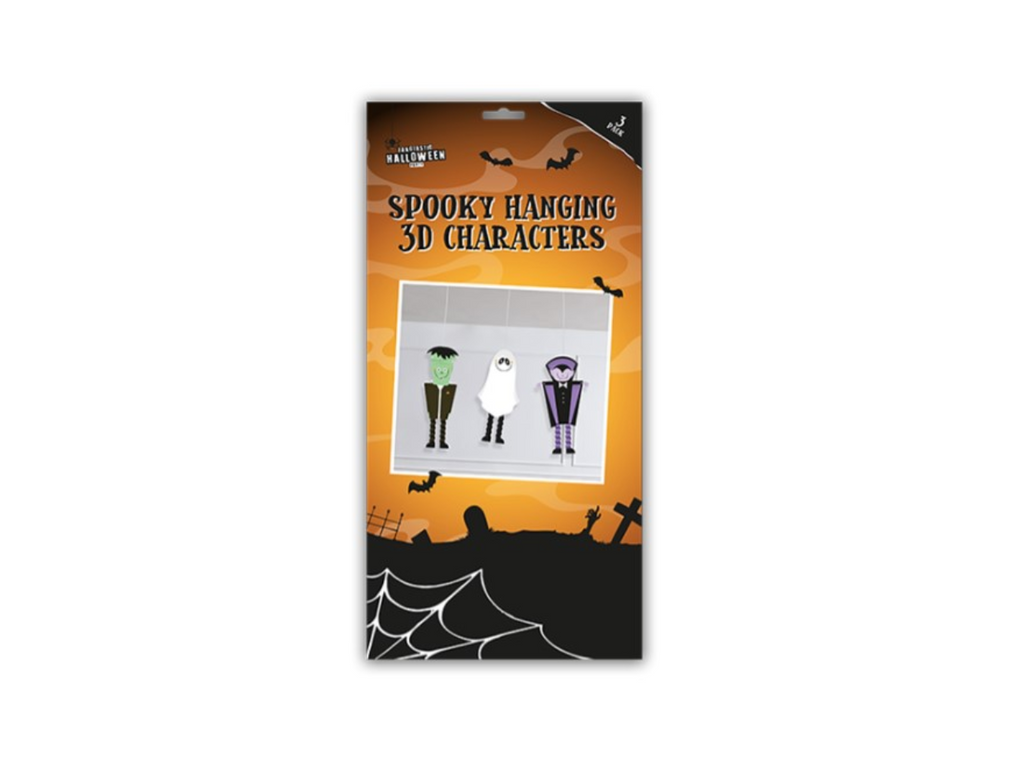 Spooky Hanging Characters | 3D