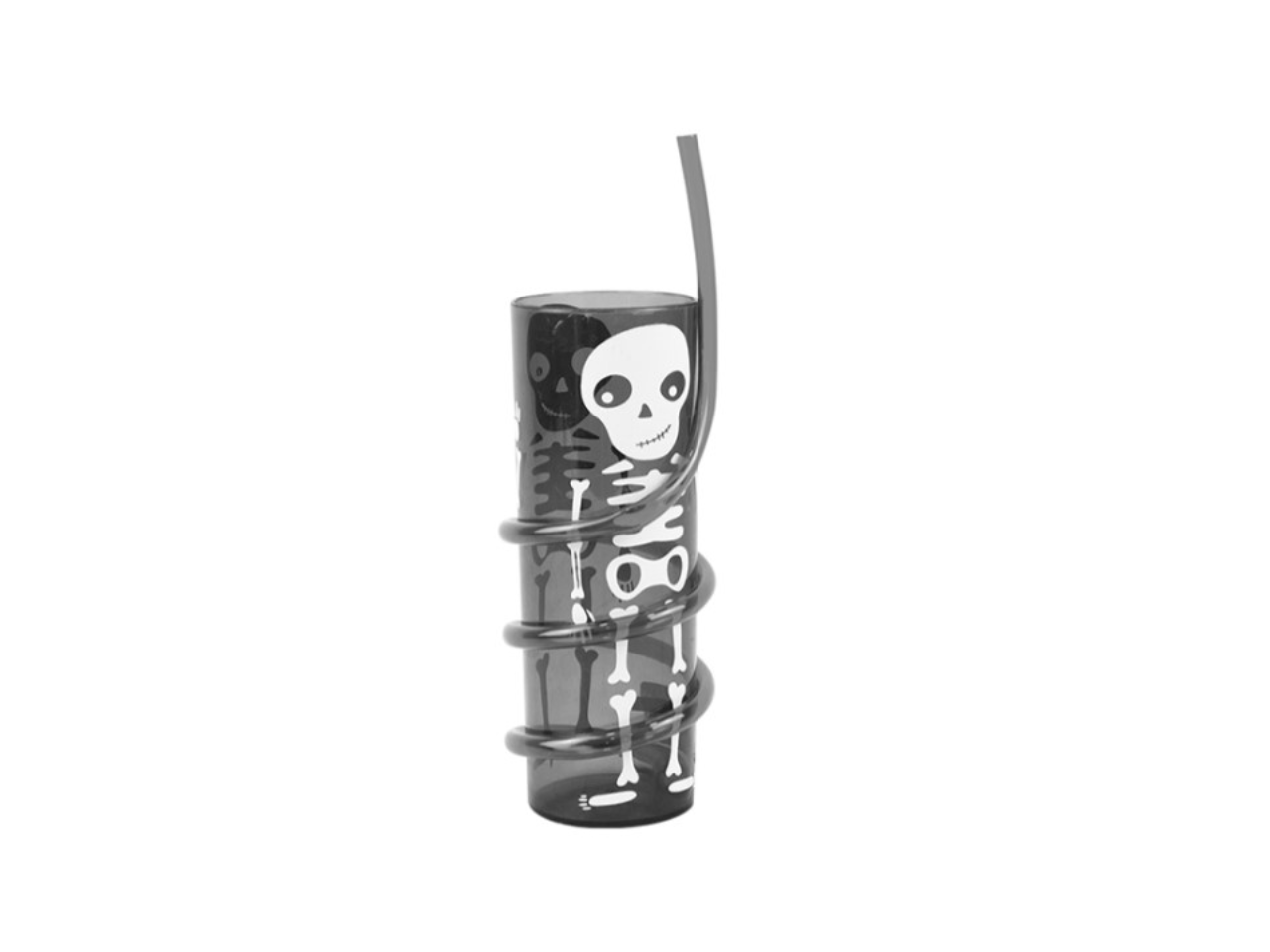 Halloween Spiral Straw Tumbler