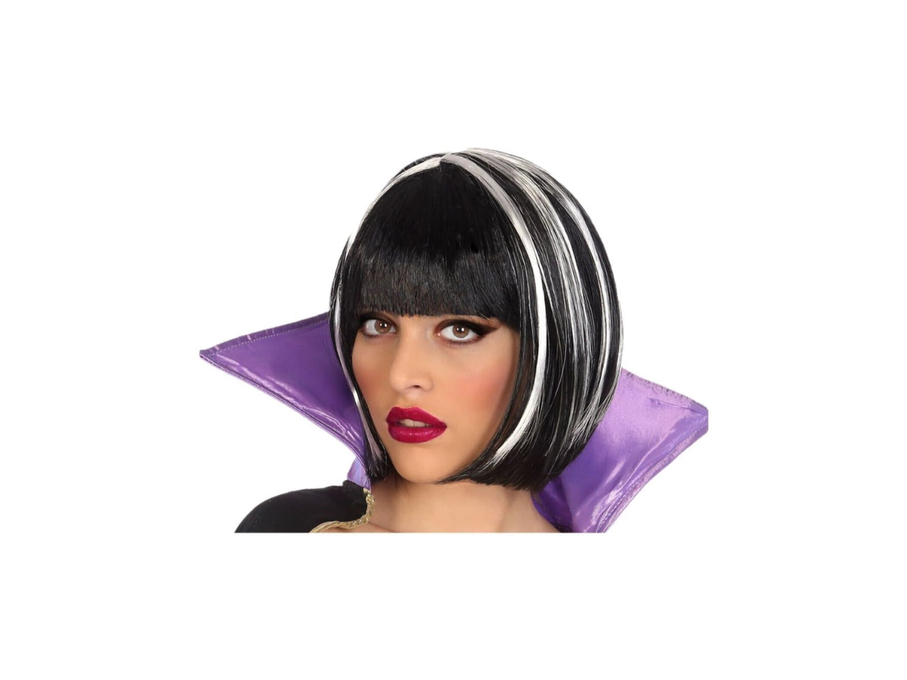Short Bob White Vampire  | Wig