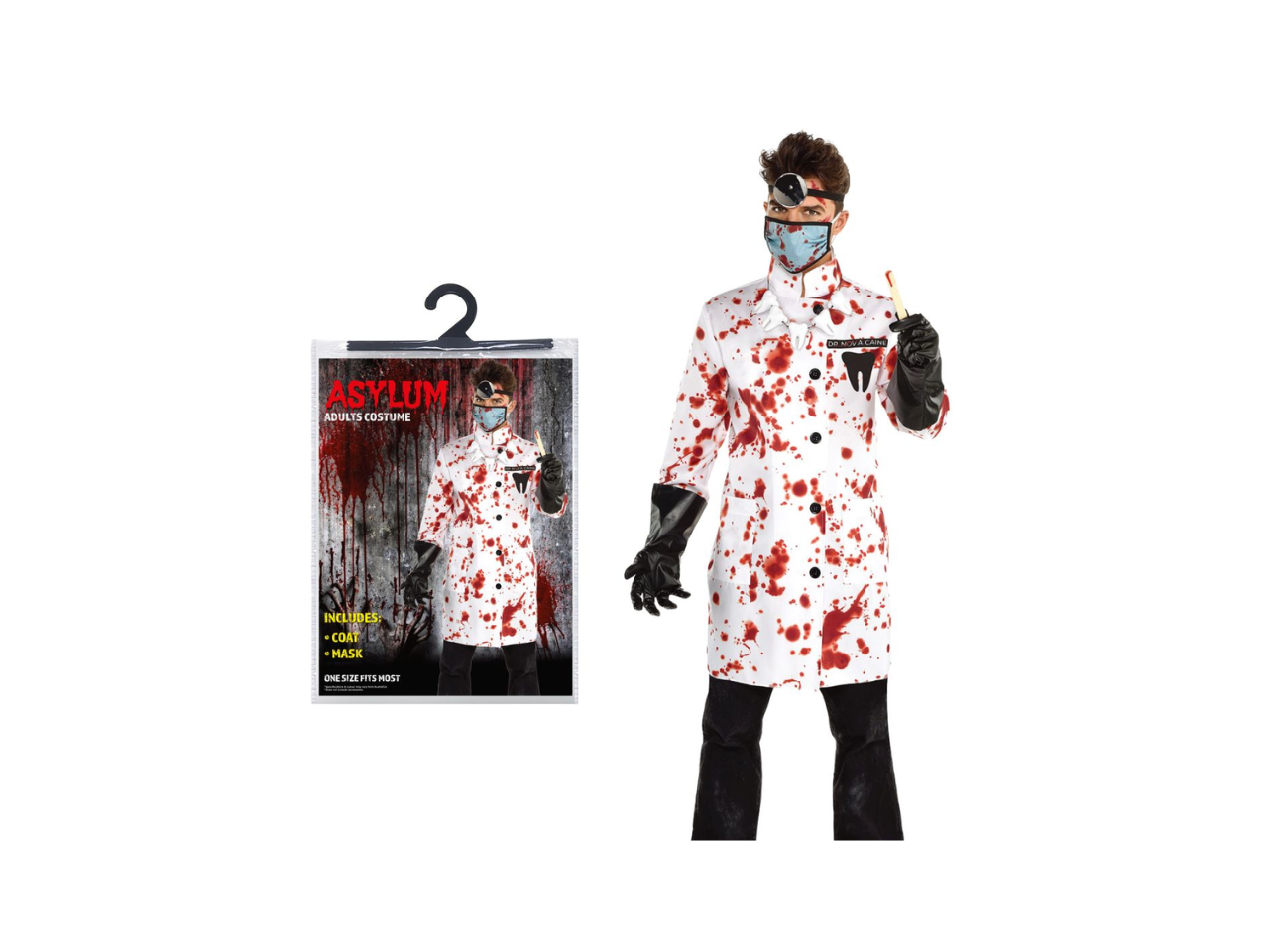 Adult Asylum Costume | Doctor