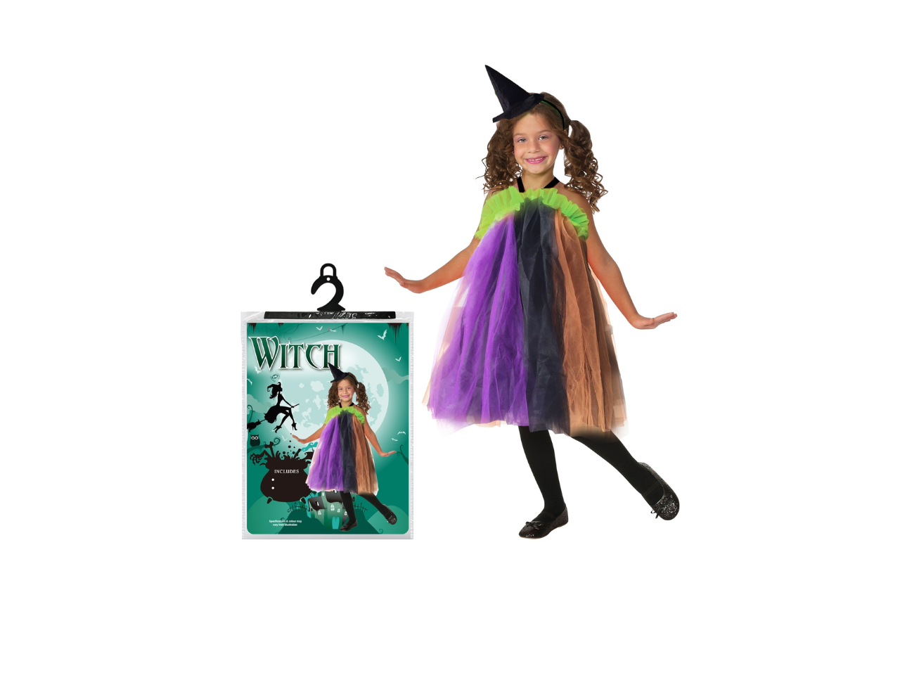 Halloween Witch  Costume | Age 3+