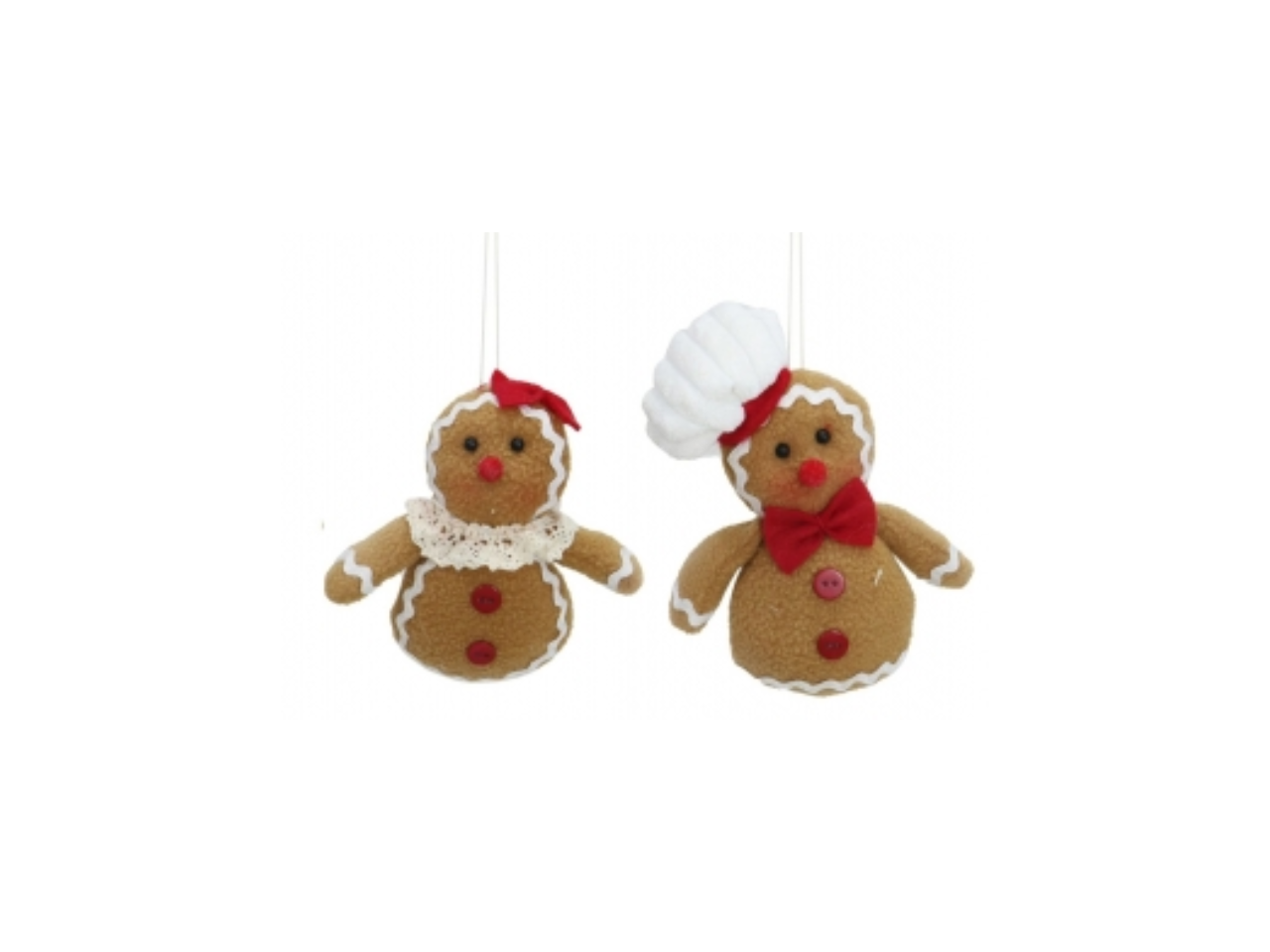 Gingerbread Plush Ornament